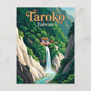 Postal Parque Nacional Taroko Taiwán