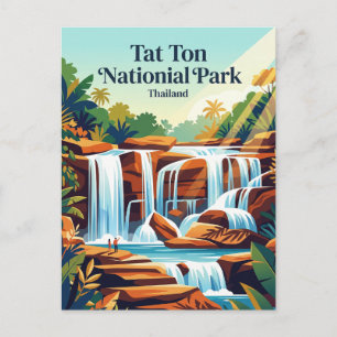 Postal Parque Nacional Tat Ton Tailandia
