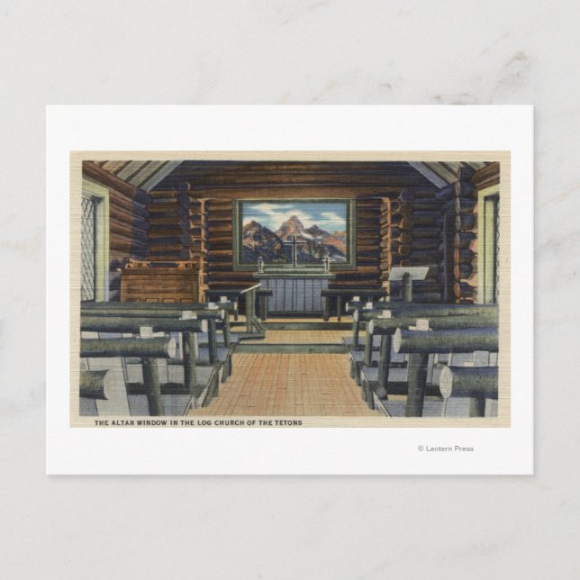 Postal Parque Nacional Teton, WY - El Alter (Anverso)