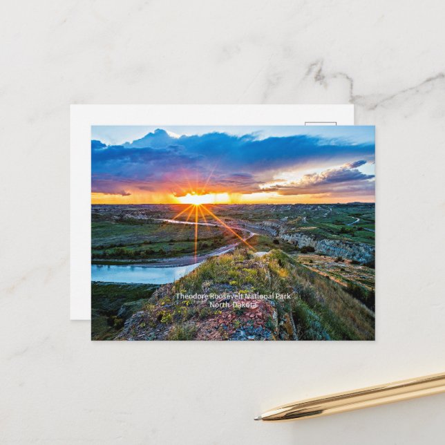 Postal Parque nacional Theodore Roosevelt (Anverso/Reverso In Situ)