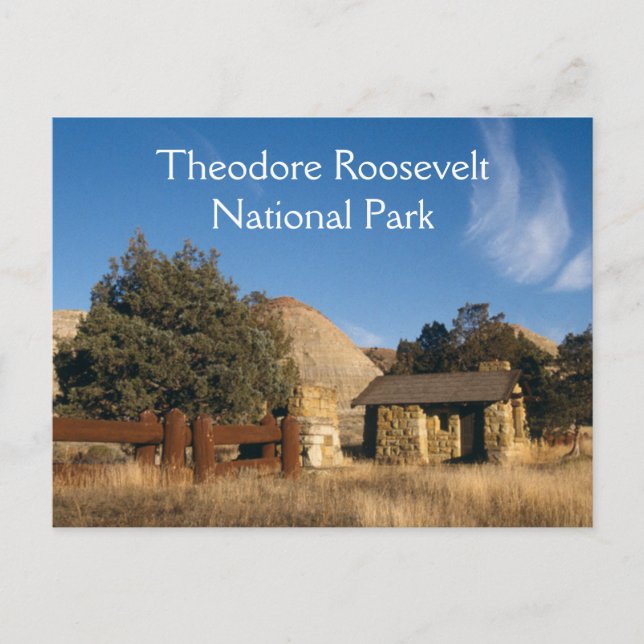 Postal Parque nacional Theodore Roosevelt (Anverso)