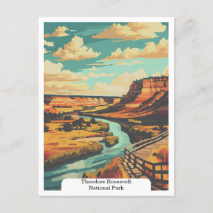 Postal Parque nacional Theodore Roosevelt, Dakota del Nor