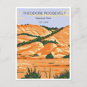 Postal Parque nacional Theodore Roosevelt North Dakota