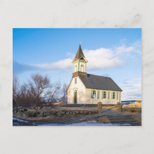 Postal Parque nacional Thingvellir en Islandia