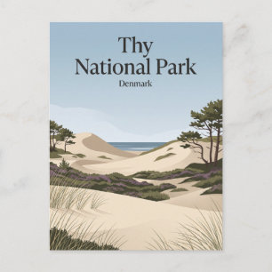 Postal Parque Nacional Thy Dinamarca