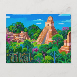 Postal Parque Nacional Tikal Guatemala