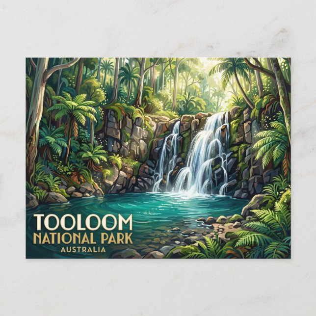 Postal Parque Nacional Tooloom Australia (Anverso)