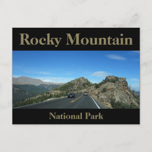 Postal Parque nacional Trail Ridge Road Rocky Mountain