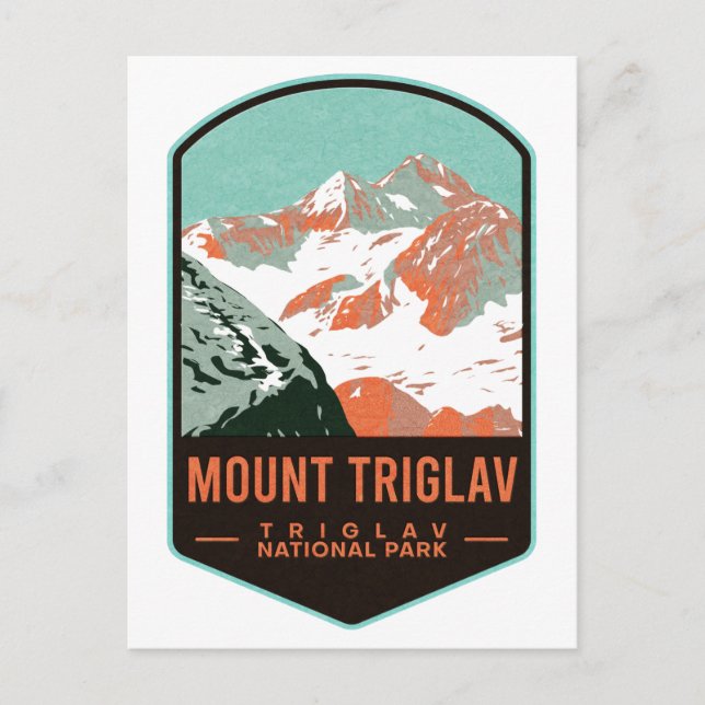 Postal Parque nacional Triglav (Anverso)