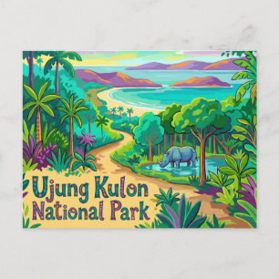 Postal Parque Nacional Ujung Kulon Indonesia