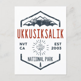 Postal Parque nacional Ukkusiksalik