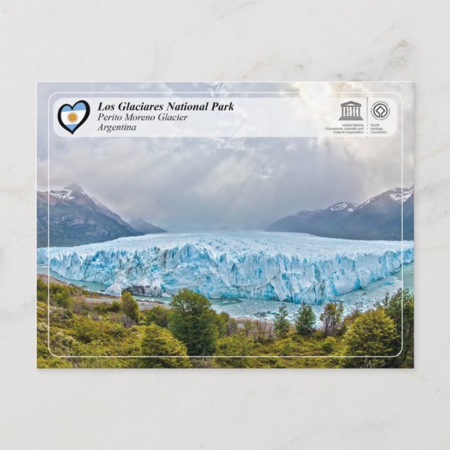 Postal Parque nacional UNESCO - Los Glaciares (Anverso)