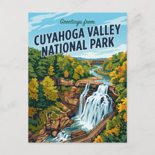 Postal Parque Nacional Valle de Cuyahoga EE. UU.