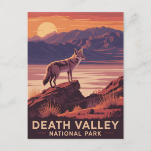 Postal Parque nacional Valle de la Muerte