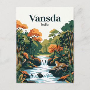 Postal Parque Nacional Vansda India