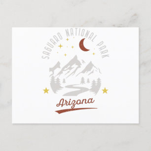 Postal Parque nacional Vintage Saguaro Arizona