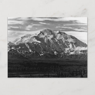 Postal Parque nacional Vintage USA Alaska Mt Mckinley