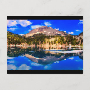 Postal Parque Nacional Volcánico Lake View Lassen