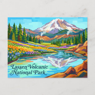 Postal Parque Nacional Volcánico Lassen, California, EE.