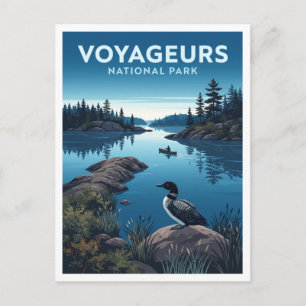 Postal Parque Nacional Voyageurs International Falls Viaj