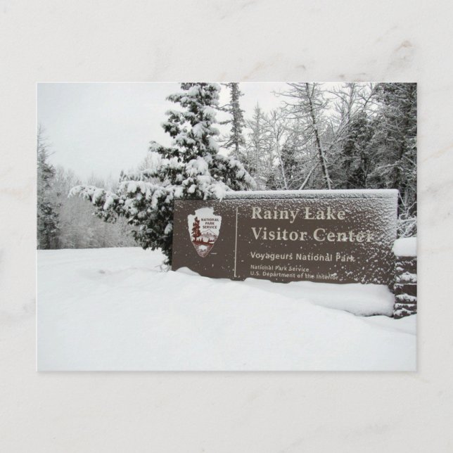 Postal Parque nacional Voyageurs, Minnesota (Anverso)
