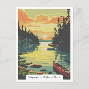 Postal Parque Nacional Voyageurs, Minnesota EE. UU.