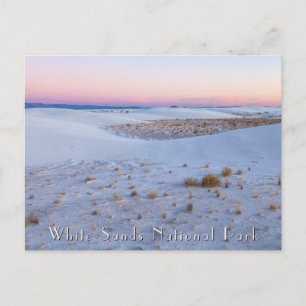 Postal Parque Nacional White Sands Vista Impresionante