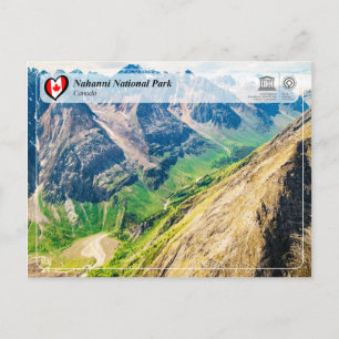 Postal Parque nacional WHS de la UNESCO - Nahanni