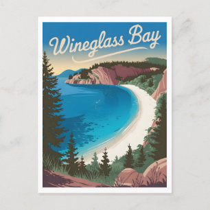Postal Parque nacional Wineglass Bay Tasmania Freycinet