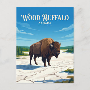 Postal Parque Nacional Wood Buffalo Canadá