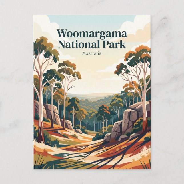 Postal Parque Nacional Woomargama Australia (Anverso)