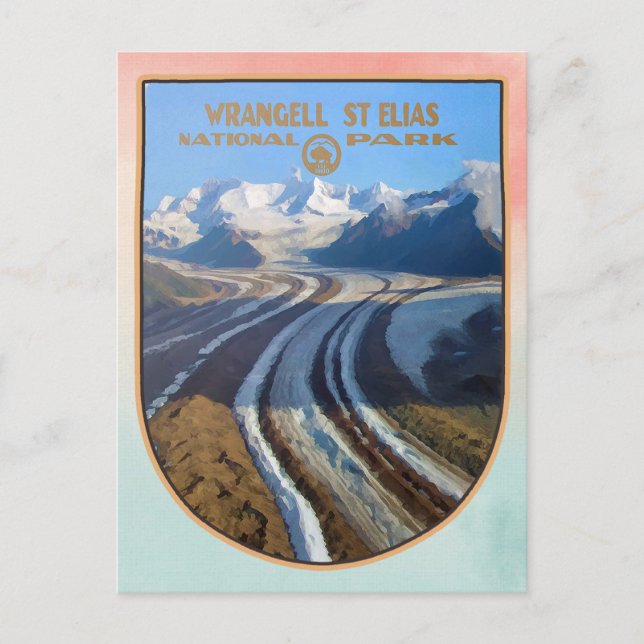 Postal Parque nacional Wrangell-St. Elias (Anverso)
