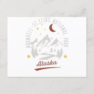Postal Parque nacional Wrangell-St.Elias Alaska