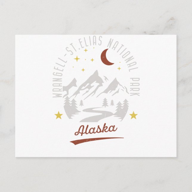 Postal Parque nacional Wrangell-St.Elias Alaska (Anverso)