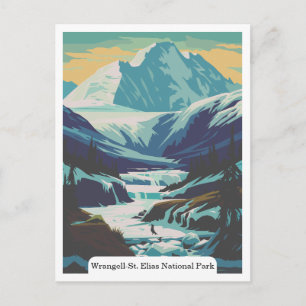 Postal Parque Nacional Wrangell-St. Elias, Alaska EE. UU.