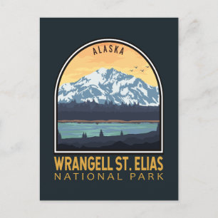 Postal Parque nacional Wrangell St Elias Emblem