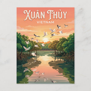Postal Parque Nacional Xuán Thủy Vietnam