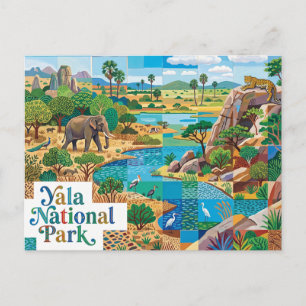 Postal Parque Nacional Yala Sri Lanka