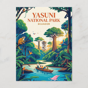 Postal Parque Nacional Yasuni Ecuador