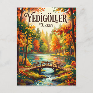 Postal Parque Nacional Yedigöller Turquía