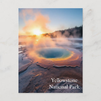 Postal Parque nacional Yellowstone