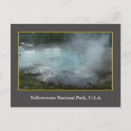Postal Parque nacional Yellowstone