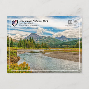 Postal Parque nacional Yellowstone - Creek Soda Butte