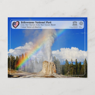 Postal Parque nacional Yellowstone - Estrella solitaria G