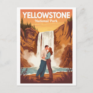Postal Parque Nacional Yellowstone, Pareja Romántica