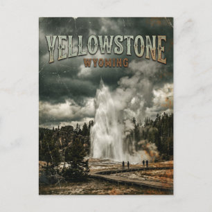 Postal Parque Nacional Yellowstone Wyoming