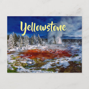 Postal Parque nacional Yellowstone Wyoming