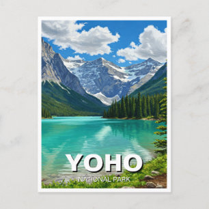Postal Parque nacional Yoho Canadá