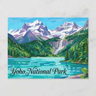 Postal Parque Nacional Yoho Canadá