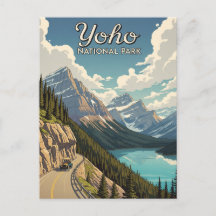 Parque nacional Yoho Vintage Canada